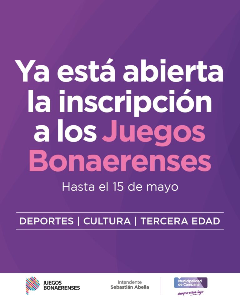 Sigue abierta la inscripción para participar de una nueva edición de los Juegos Bonaerenses 2026