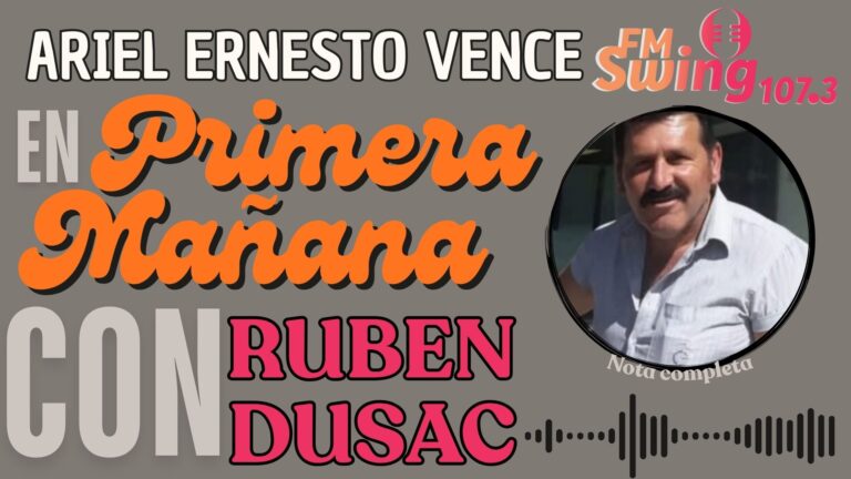 Ariel Ernesto Vence : Cristina esta detenida injustamente. El P.J en Campana debe buscar un candidato creíble y Peronista
