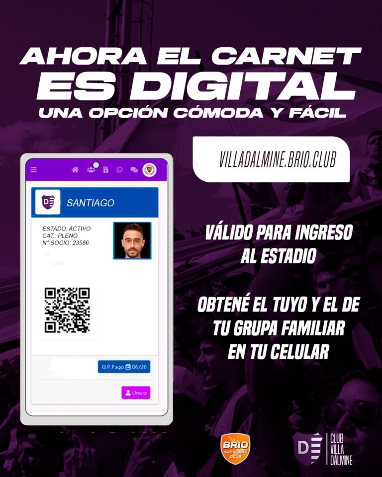 Villa Dálmine lanza su nueva Sede Virtual para socios