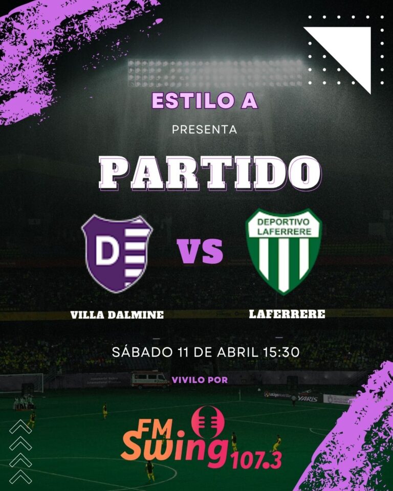 Villa Dalmine VS Laferrere – Escuchalo por FM SWING 107.3 mhz