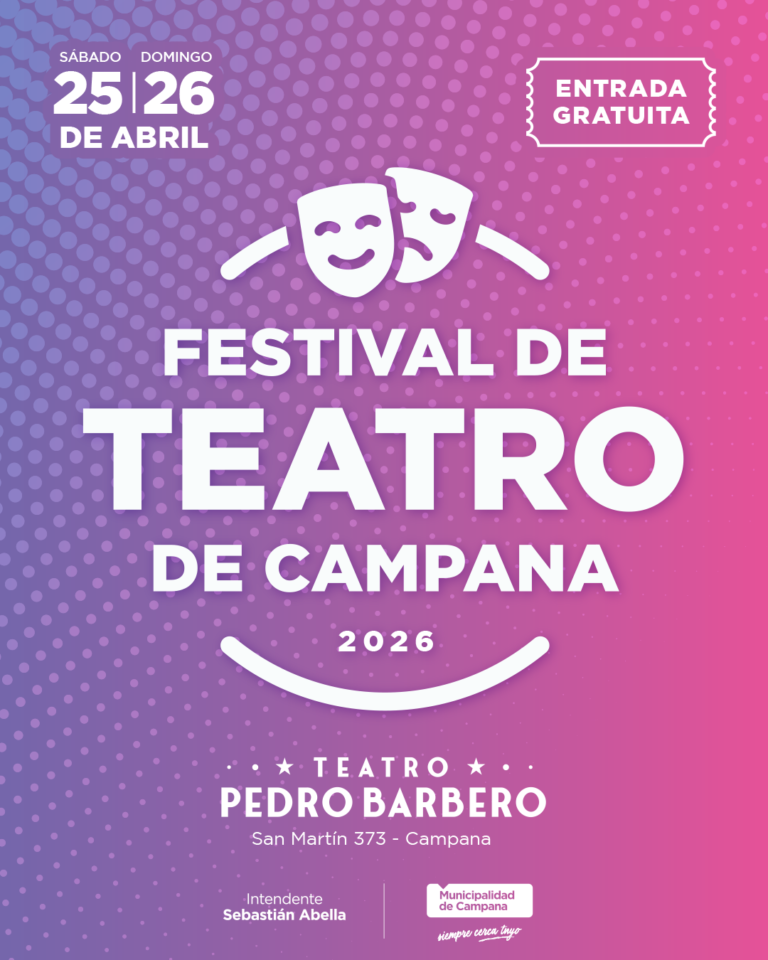 Con una amplia grilla de espectáculos, este sábado comienza el Festival de Teatro de Campana