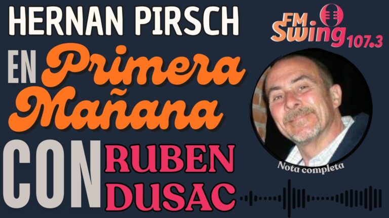 Hernan Pirsch : Director de la U.N.L.U , este Gobierno descree en la democracia. Perdimos el poder adquisitivo y no lo recuperamos mas