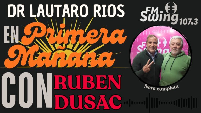 Dr Lautaro Rios : La Argentina esta lejos de pertenecer al primer mundo