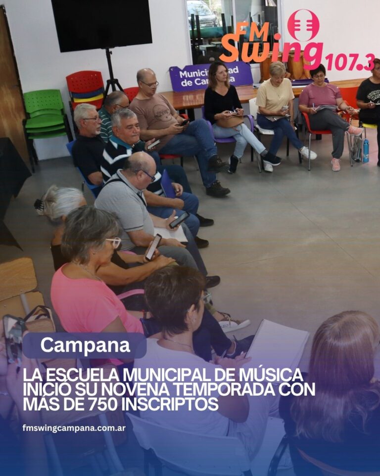 La Escuela Municipal de Música inició su novena temporada con más de 750 inscriptos