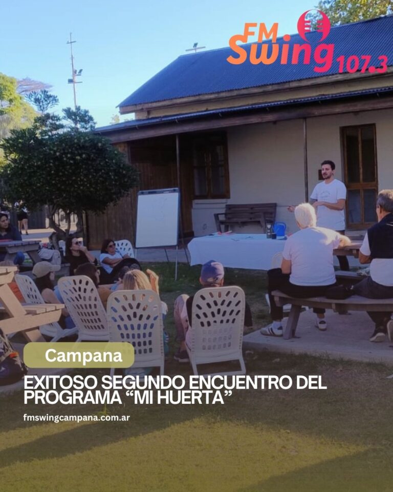 Exitoso segundo encuentro del programa “Mi Huerta”