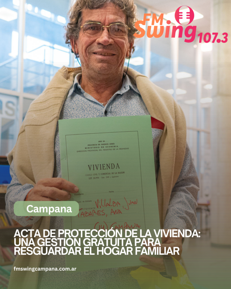 Acta de Protección de la Vivienda: una gestión gratuita para resguardar el hogar familiar