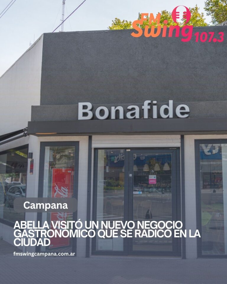 Abella visitó un nuevo emprendimiento gastronómico que se radicó en la ciudad