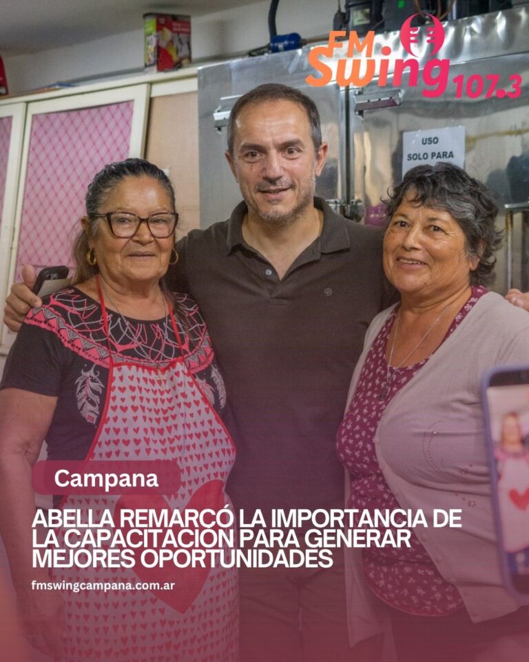 Abella remarcó la importancia de la capacitación para generar mejores oportunidades