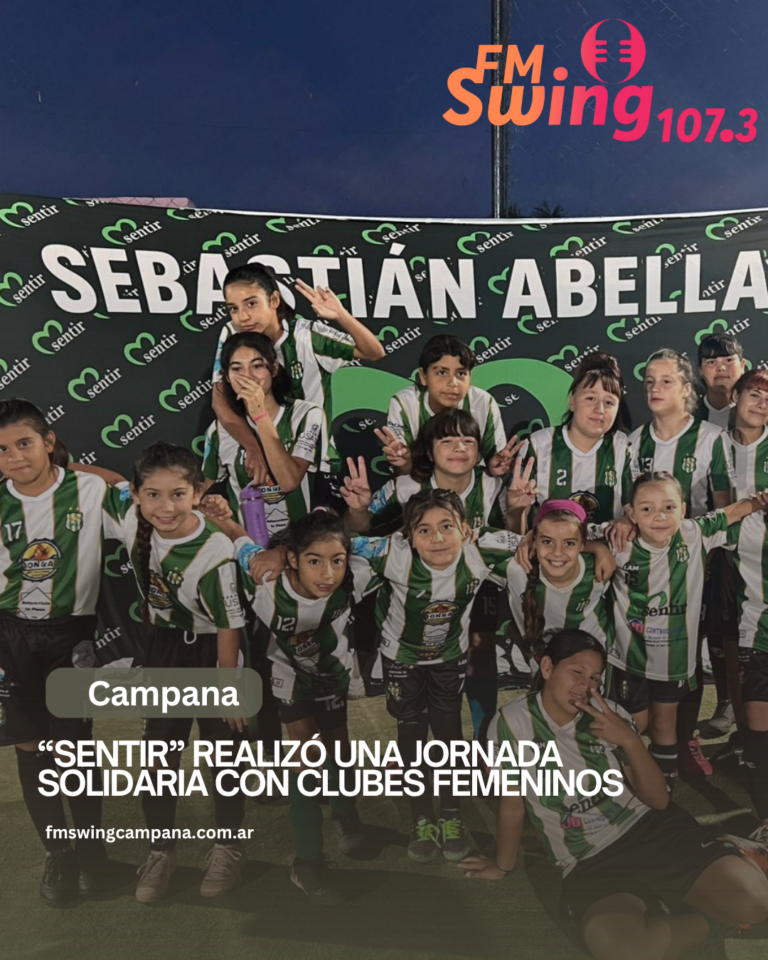 “Sentir” realizó una jornada solidaria con clubes femeninos