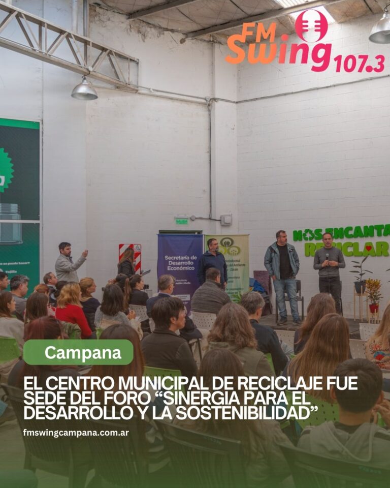 El Centro Municipal de Reciclaje fue sede del foro “Sinergia para el Desarrollo y la Sostenibilidad”