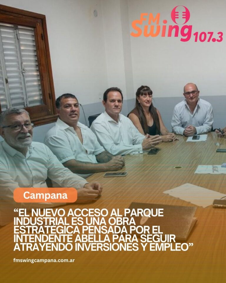 “El nuevo acceso al Parque Industrial es una obra estratégica pensada por el intendente Abella para seguir atrayendo inversiones y empleo”