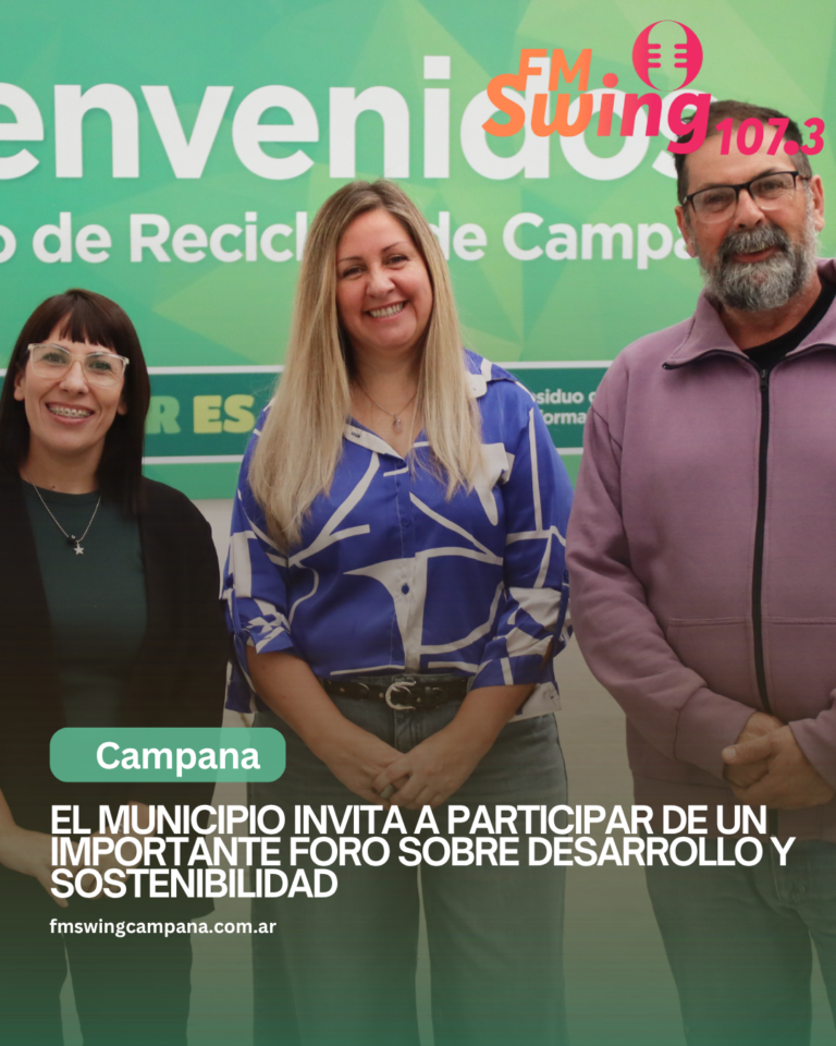 El Municipio invita a participar de un importante foro sobre desarrollo y sostenibilidad