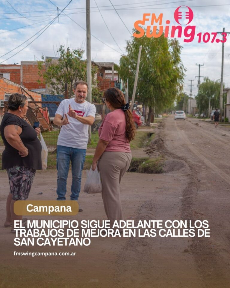 El Municipio sigue adelante con los trabajos de mejora en las calles de San Cayetano