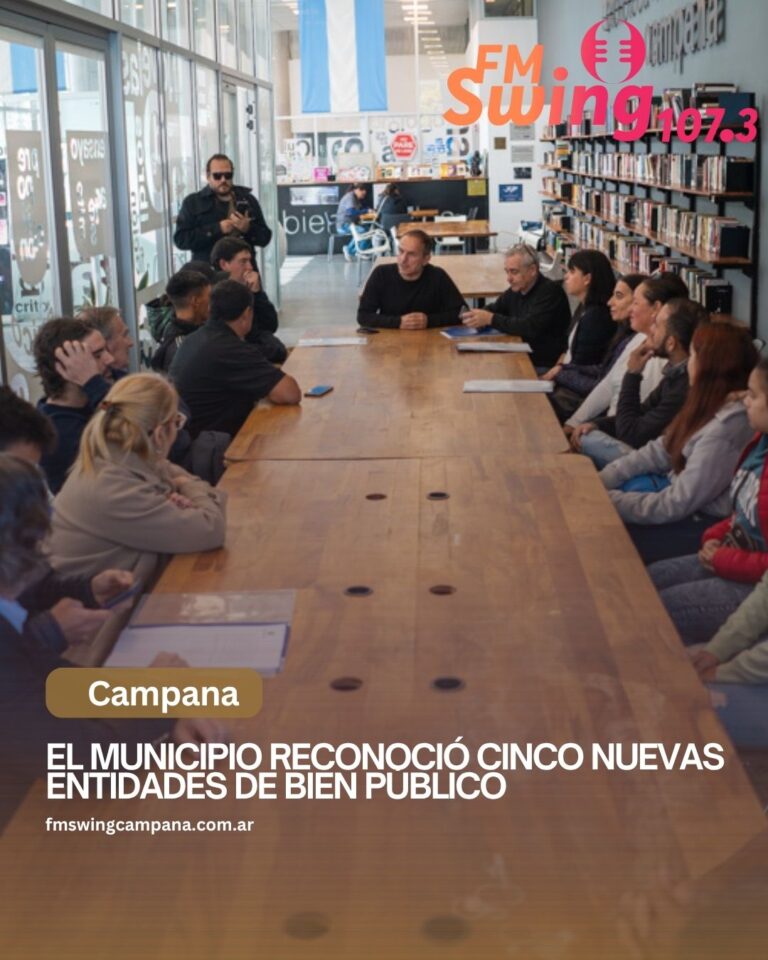 El Municipio reconoció cinco nuevas Entidades de Bien Público