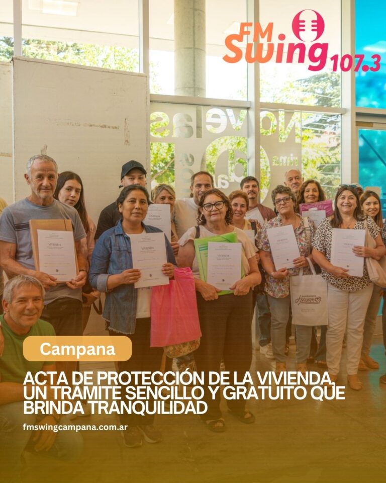 Acta de Protección de la Vivienda, un trámite sencillo y gratuito que brinda tranquilidad