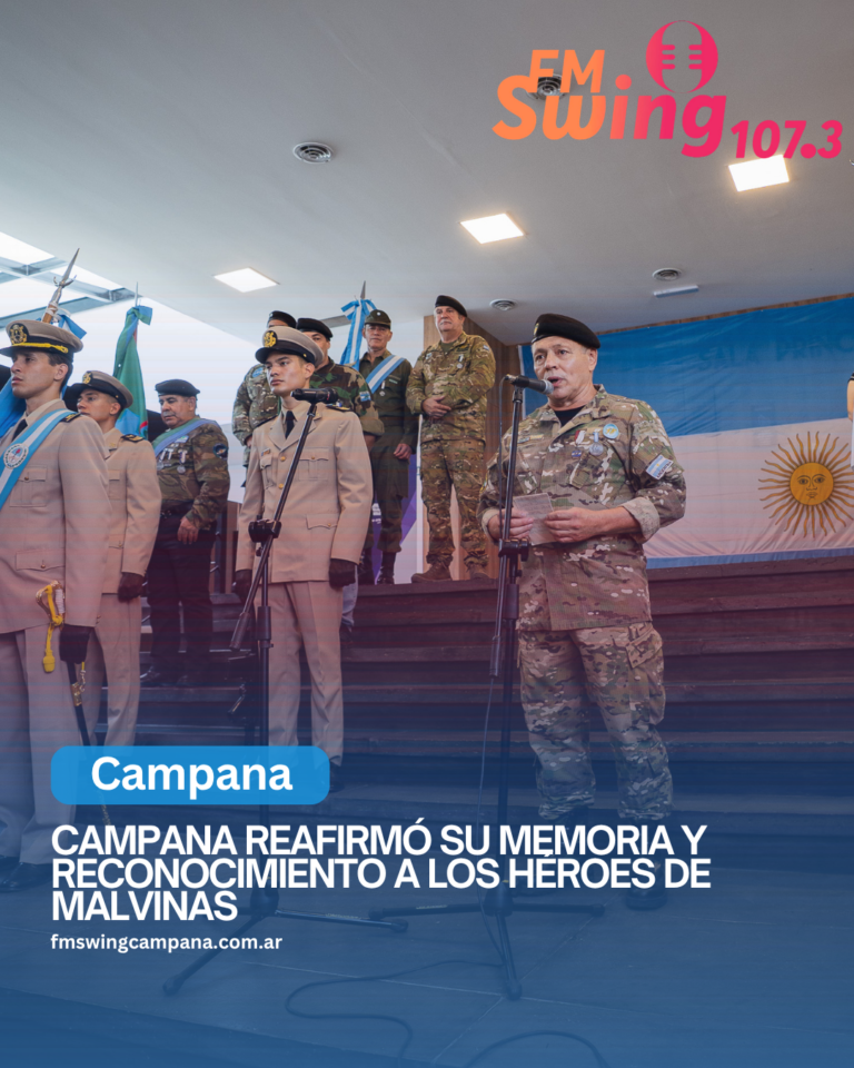 Campana reafirmó su memoria y reconocimiento a los Héroes de Malvinas