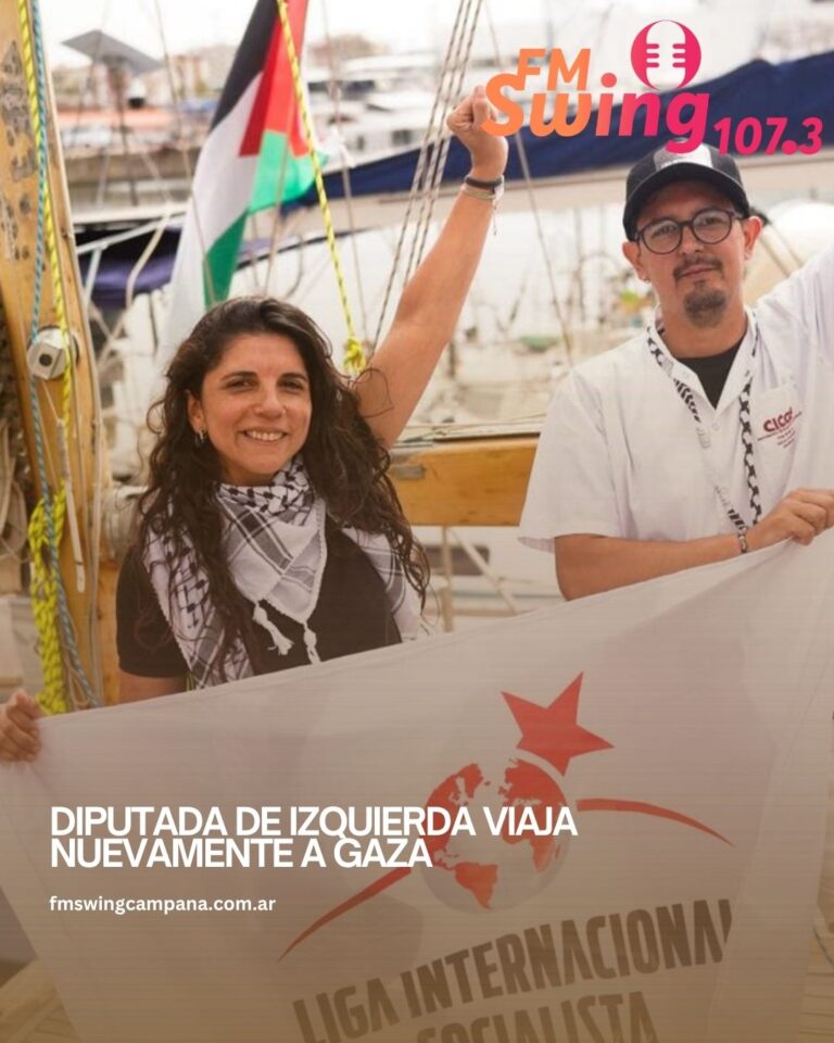 Diputada de izquierda viaja nuevamente a Gaza