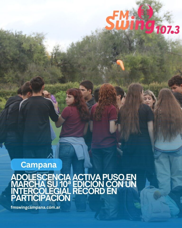 Adolescencia Activa puso en marcha su 10ª edición con un intercolegial récord en participación