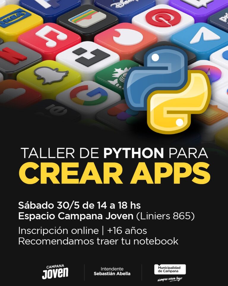 Se realizará un taller intensivo de Python e Inteligencia Artificial