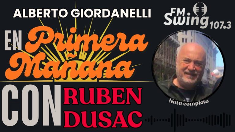 Alberto Giordanelli : Este Gobierno no tiene rumbo