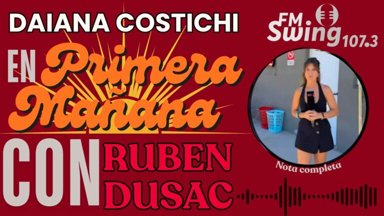 Daiana Costichi : Laburo muchas horas por dia y amo mi profesion