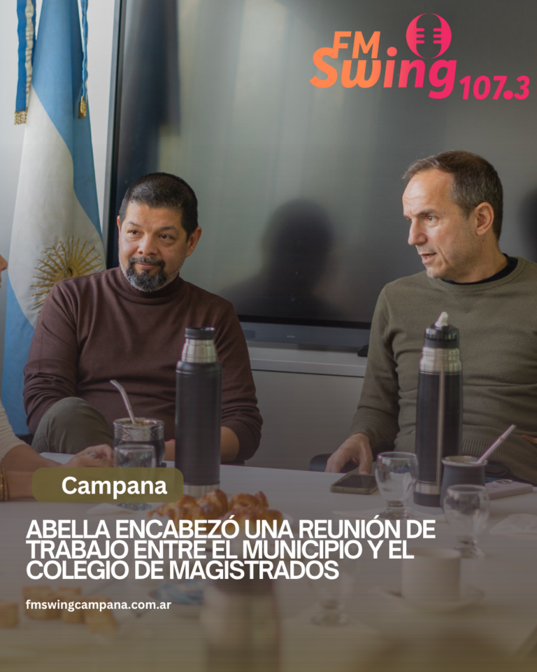 Abella encabezó una reunión de trabajo entre el Municipio y el Colegio de Magistrados