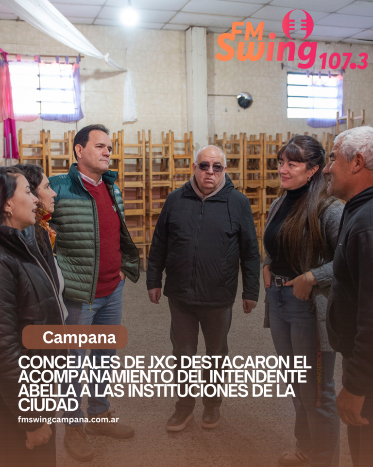 Concejales de JxC destacaron el acompañamiento del intendente Abella a las instituciones de la ciudad
