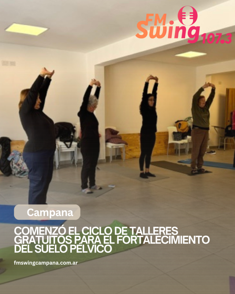Comenzó el ciclo de talleres gratuitos para el fortalecimiento del suelo pélvico