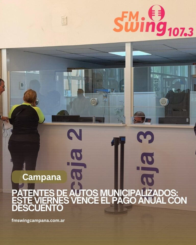 Patentes de autos municipalizados: este viernes vence el pago anual con descuento