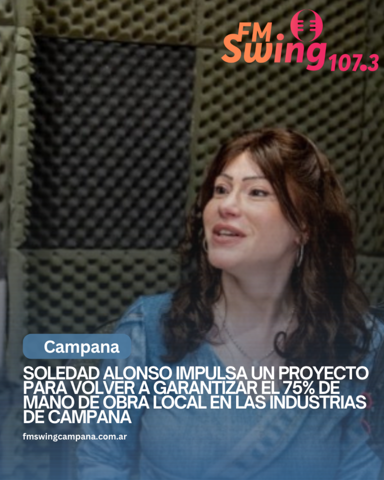 Soledad Alonso impulsa un proyecto para volver a garantizar el 75% de mano de obra local en las industrias de Campana