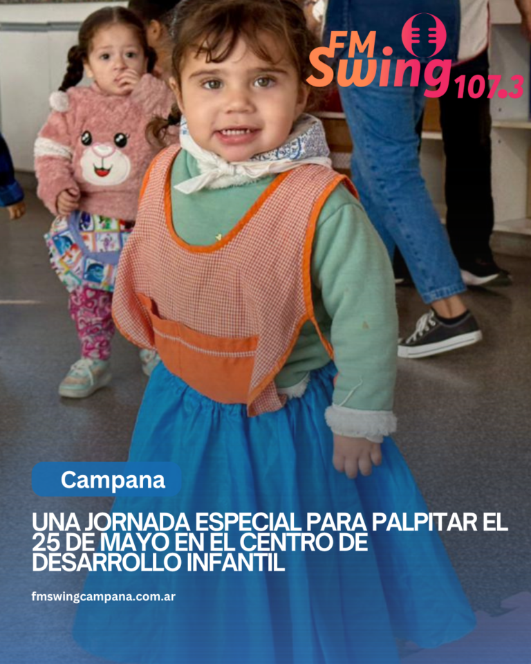 Una jornada especial para palpitar el 25 de Mayo en el Centro de Desarrollo Infantil