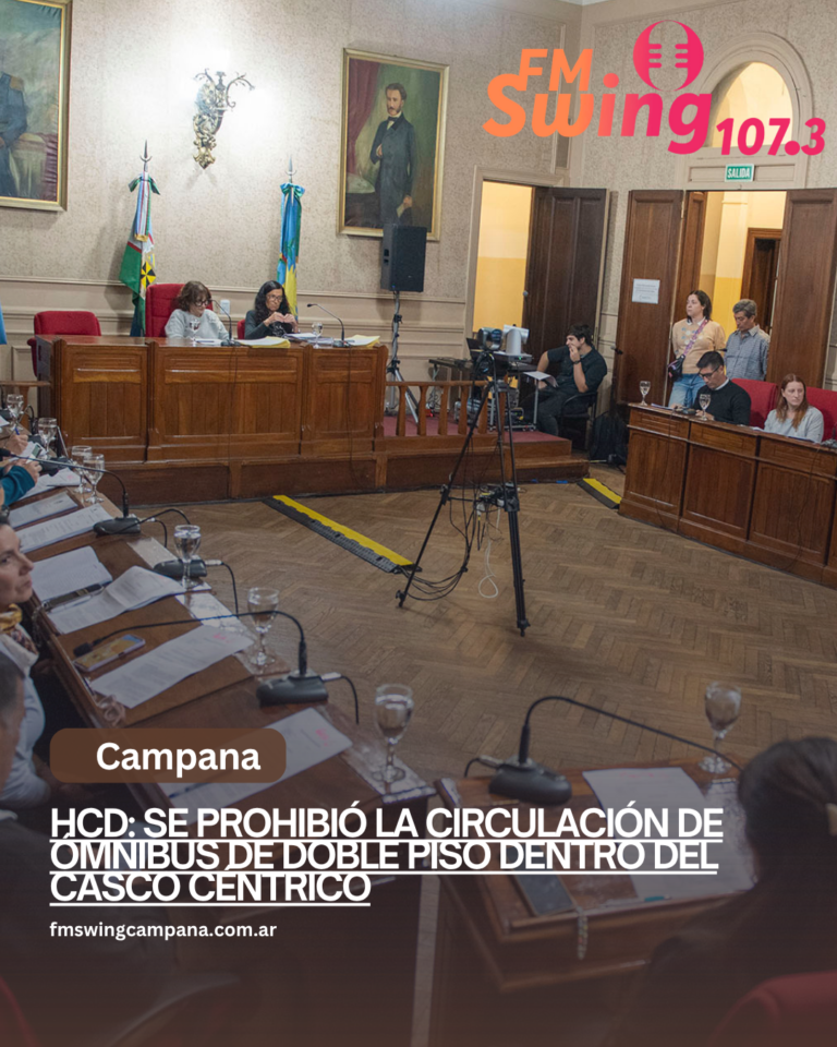HCD: se prohibió la circulación de ómnibus de doble piso dentro del casco céntrico