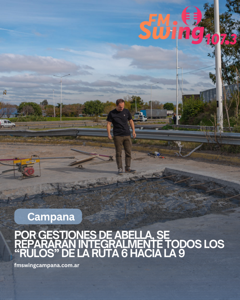 Por gestiones de Abella, se repararán integralmente todos los “rulos” de la Ruta 6 hacia la 9
