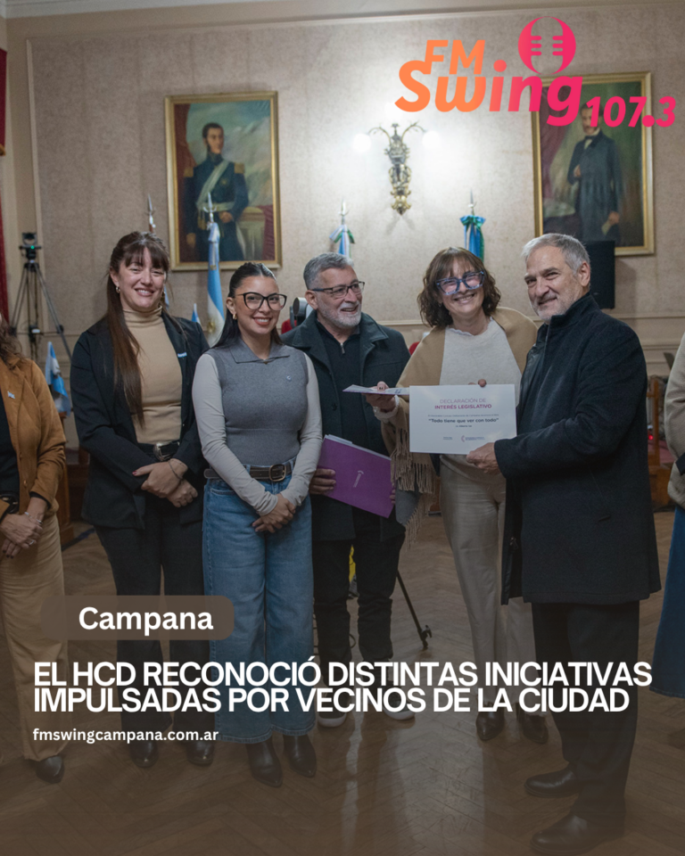 El HCD reconoció distintas iniciativas impulsadas por vecinos de la ciudad