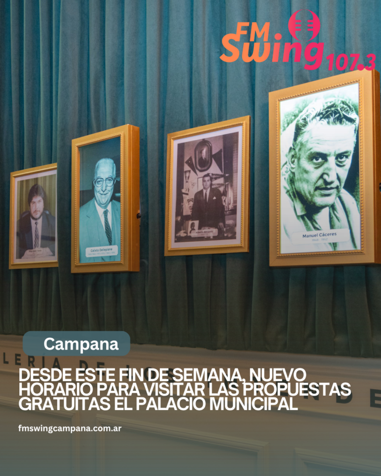 Desde este fin de semana, nuevo horario para visitar las propuestas gratuitas el Palacio Municipal