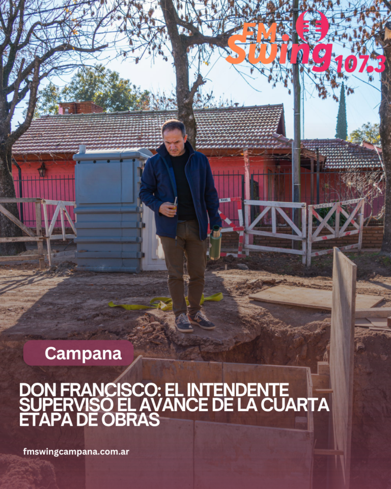 Don Francisco: el Intendente supervisó el avance de la cuarta etapa de obras