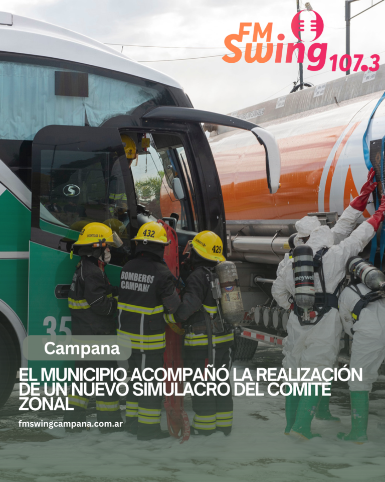 El Municipio acompañó la realización de un nuevo simulacro del Comité Zonal