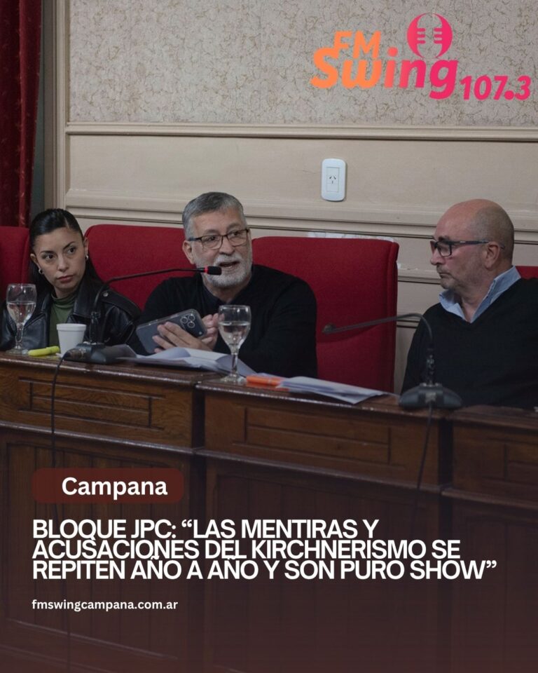 Bloque JPC: “Las mentiras y acusaciones del kirchnerismo se repiten año a año y son puro show”