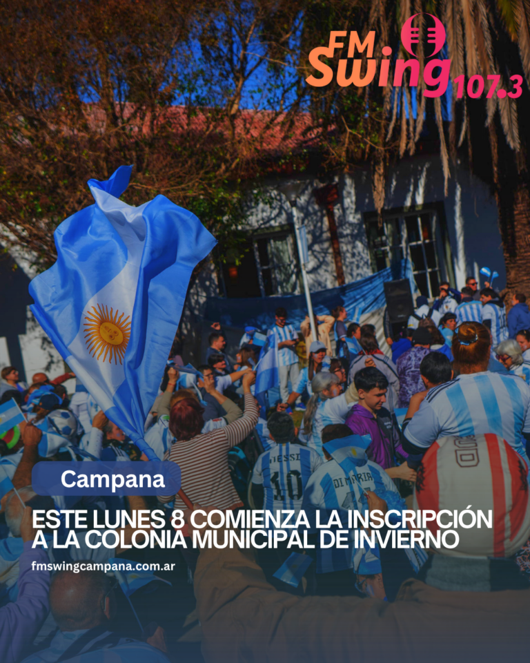 Este lunes 8 comienza la inscripción a la Colonia Municipal de Invierno