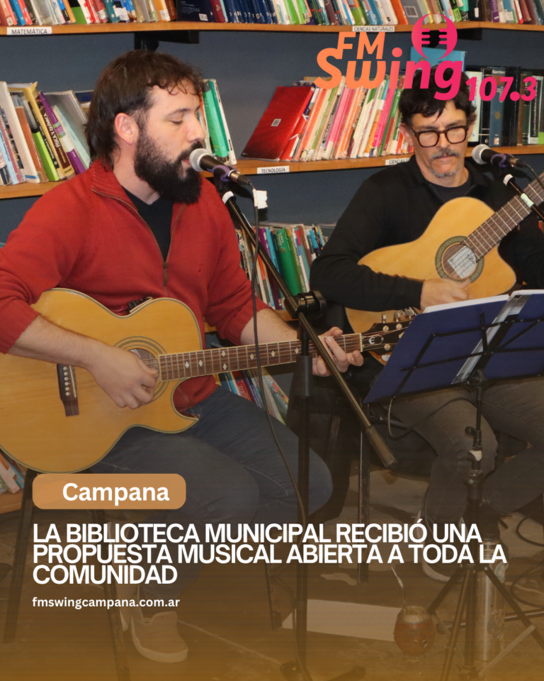 La Biblioteca Municipal recibió una propuesta musical abierta a toda la comunidad