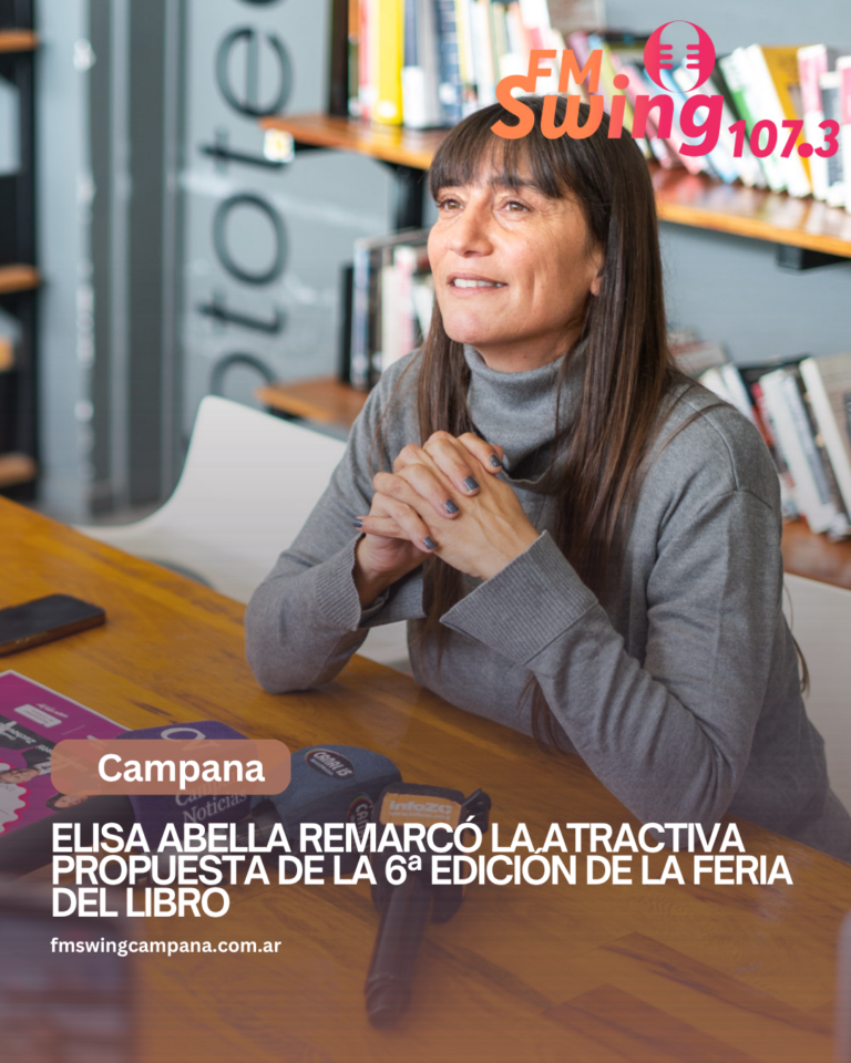 Elisa Abella remarcó la atractiva propuesta de la 6ª edición de la Feria del Libro
