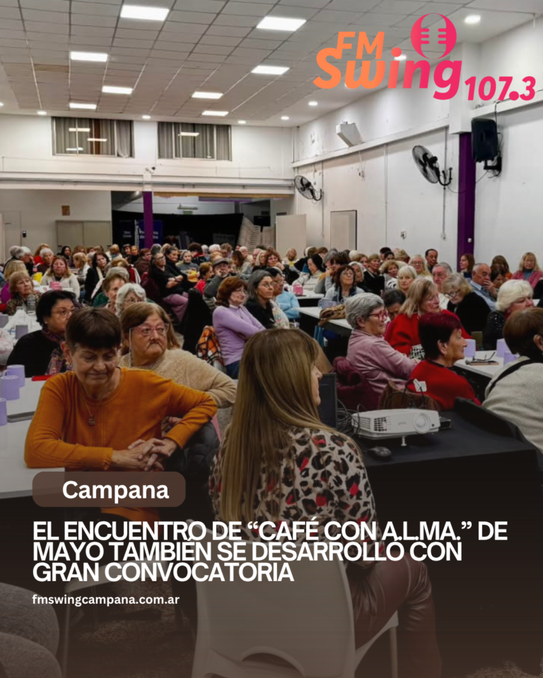 El encuentro de “Café con A.L.MA.” de mayo también se desarrolló con gran convocatoria