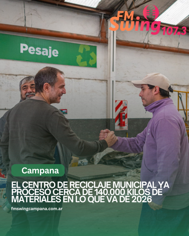 El Centro de Reciclaje Municipal ya procesó cerca de 140.000 kilos de materiales en lo que va de 2026