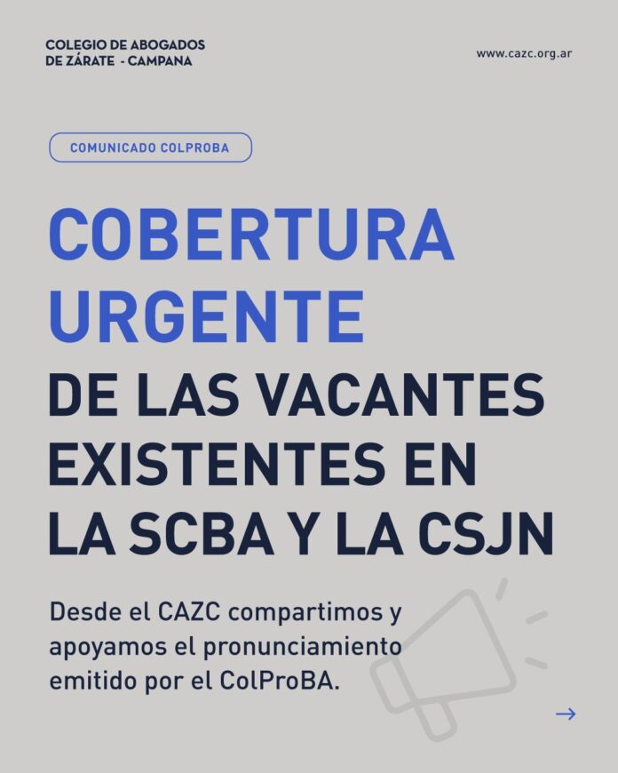 CAZC COLPROBA VACANTES