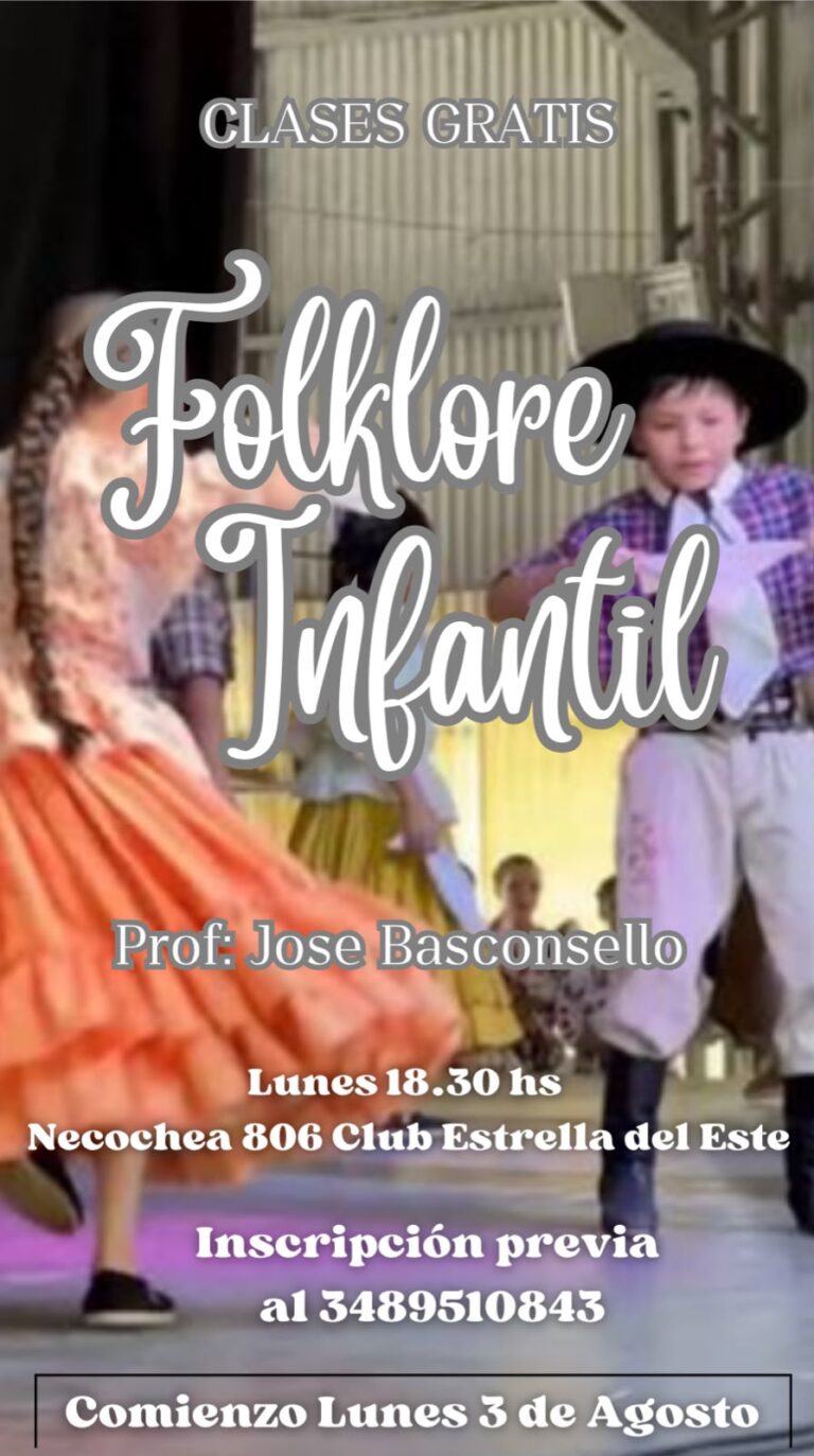 CLASES DE FOLKLORE INFANTIL GRATIS