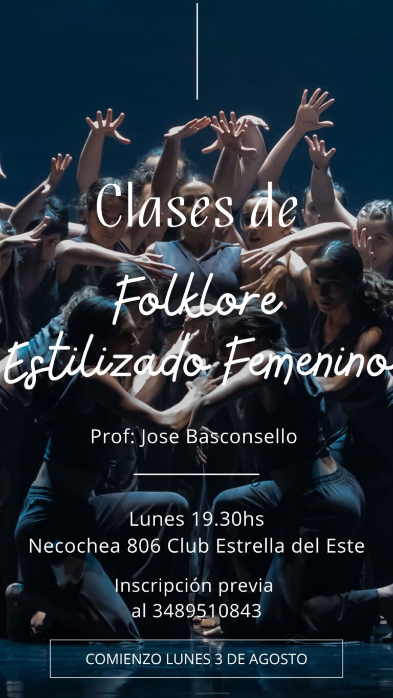 CLASES DE FOLKLORE ESTILIZADO FEMENINO