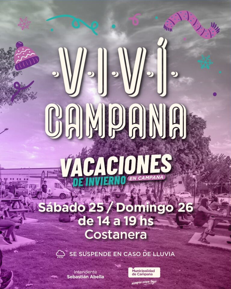 “Viví Campana” tendrá dos ediciones en vacaciones de invierno
