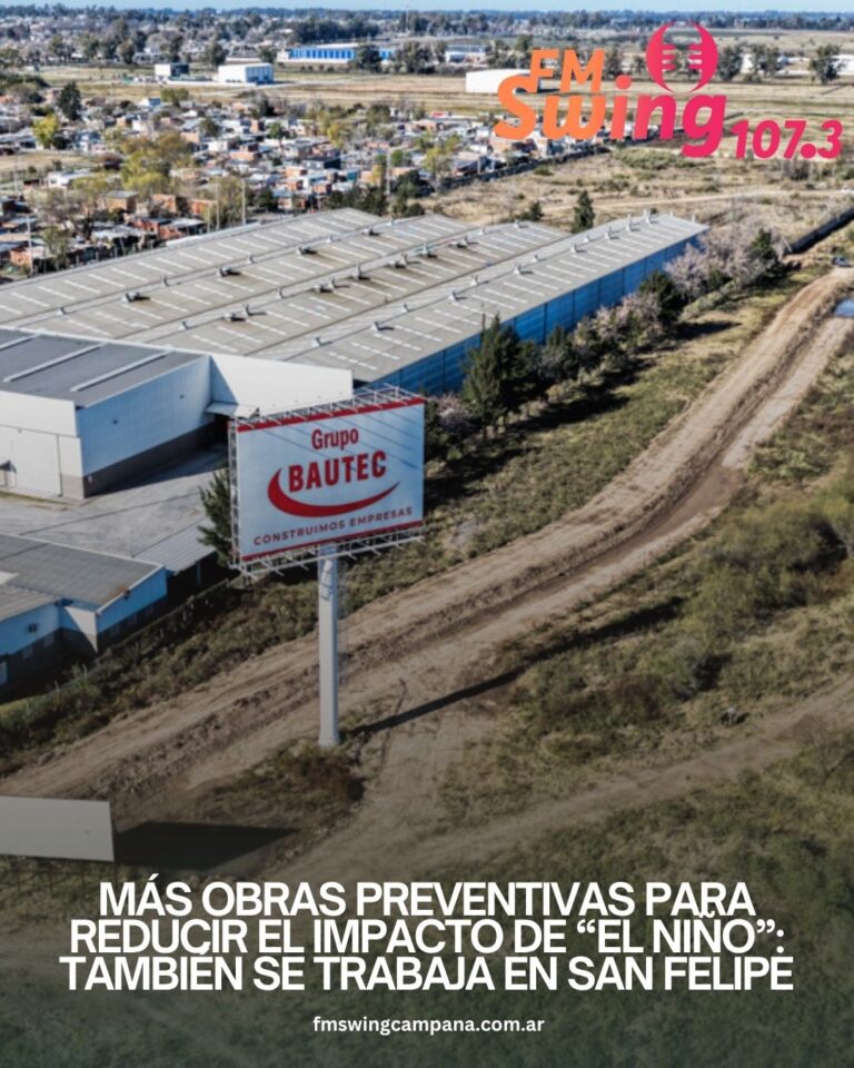 Más obras preventivas para reducir el impacto de “El Niño”: también se trabaja en San Felipe