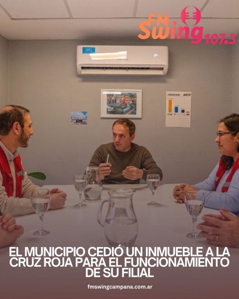 El Municipio cedió un inmueble a la Cruz Roja para el funcionamiento de su filial