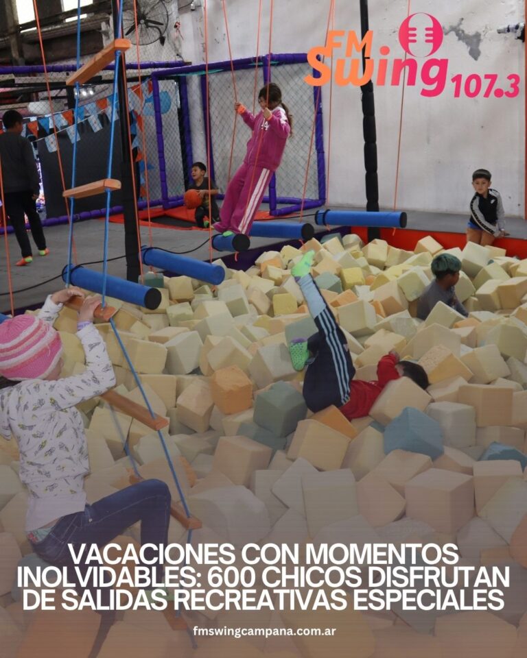 Vacaciones con momentos inolvidables: 600 chicos disfrutan de salidas recreativas especiales